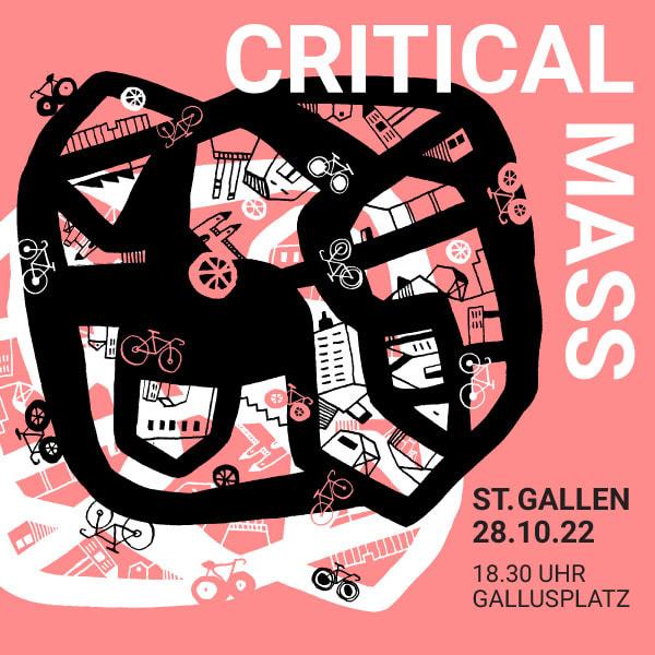Critical Mass Grafik mit Illustration